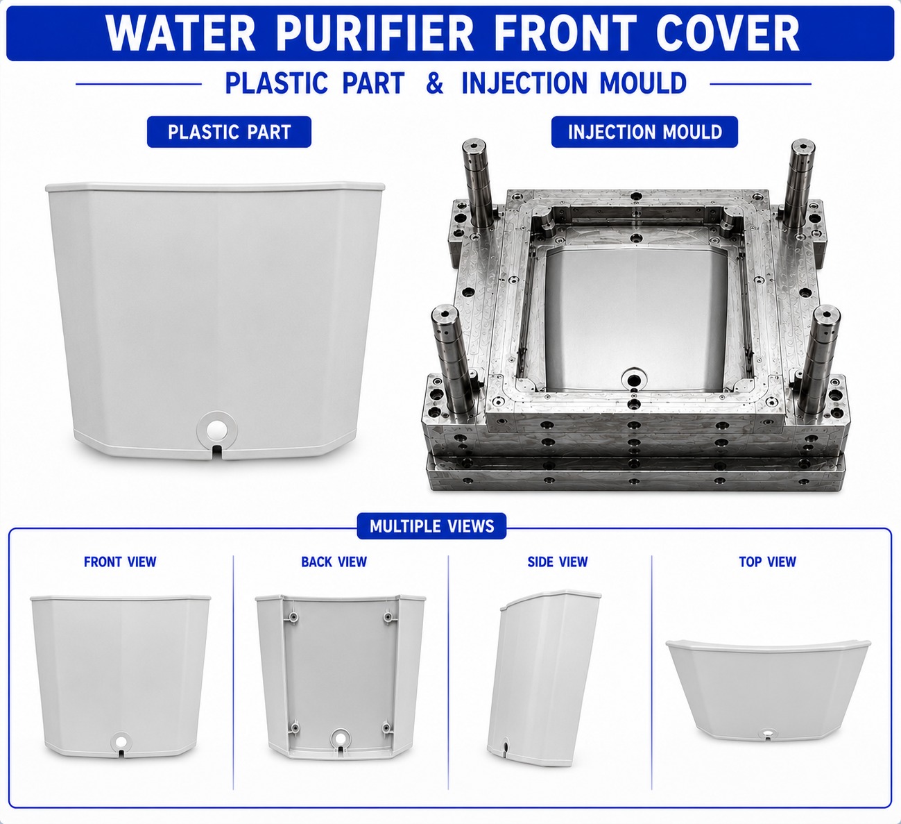 Water Purifier Plastic Front Cover
